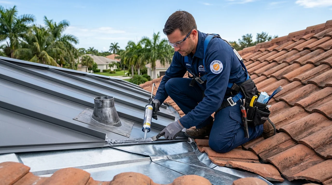 Professional roof leak diagnosis and repair