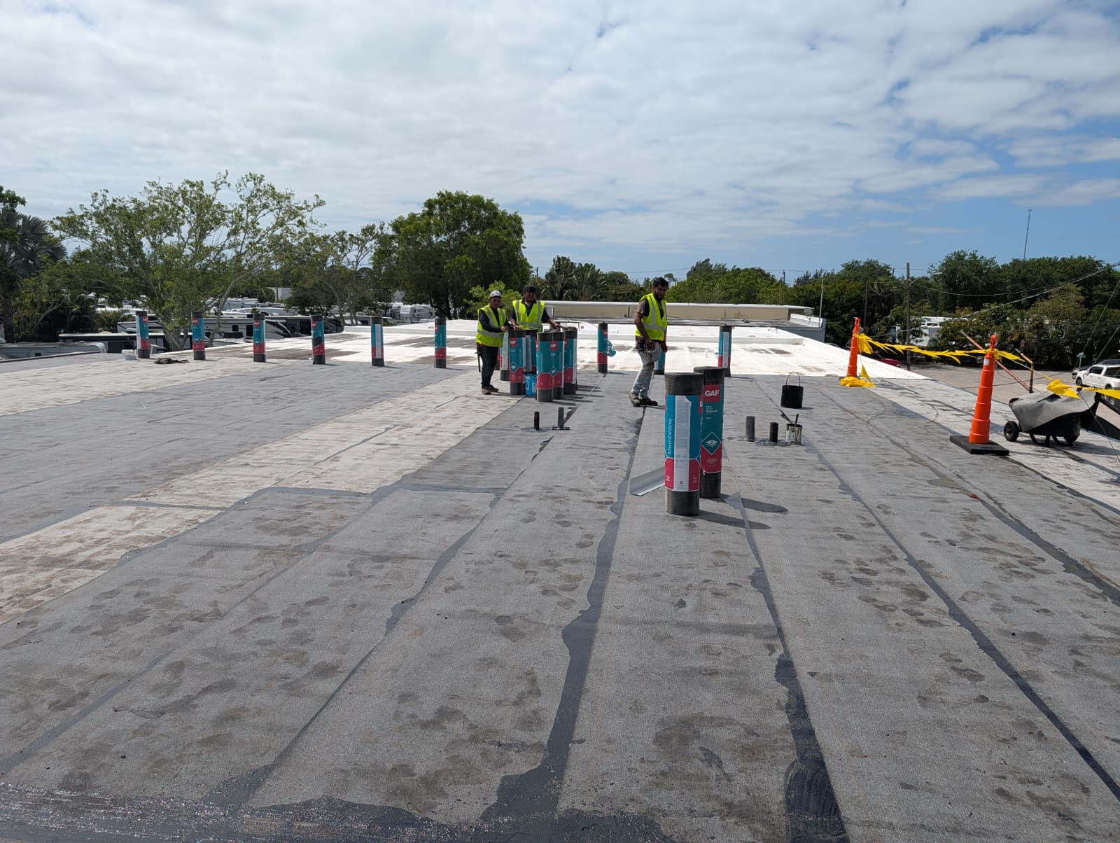 Commercial Cap Sheet Application