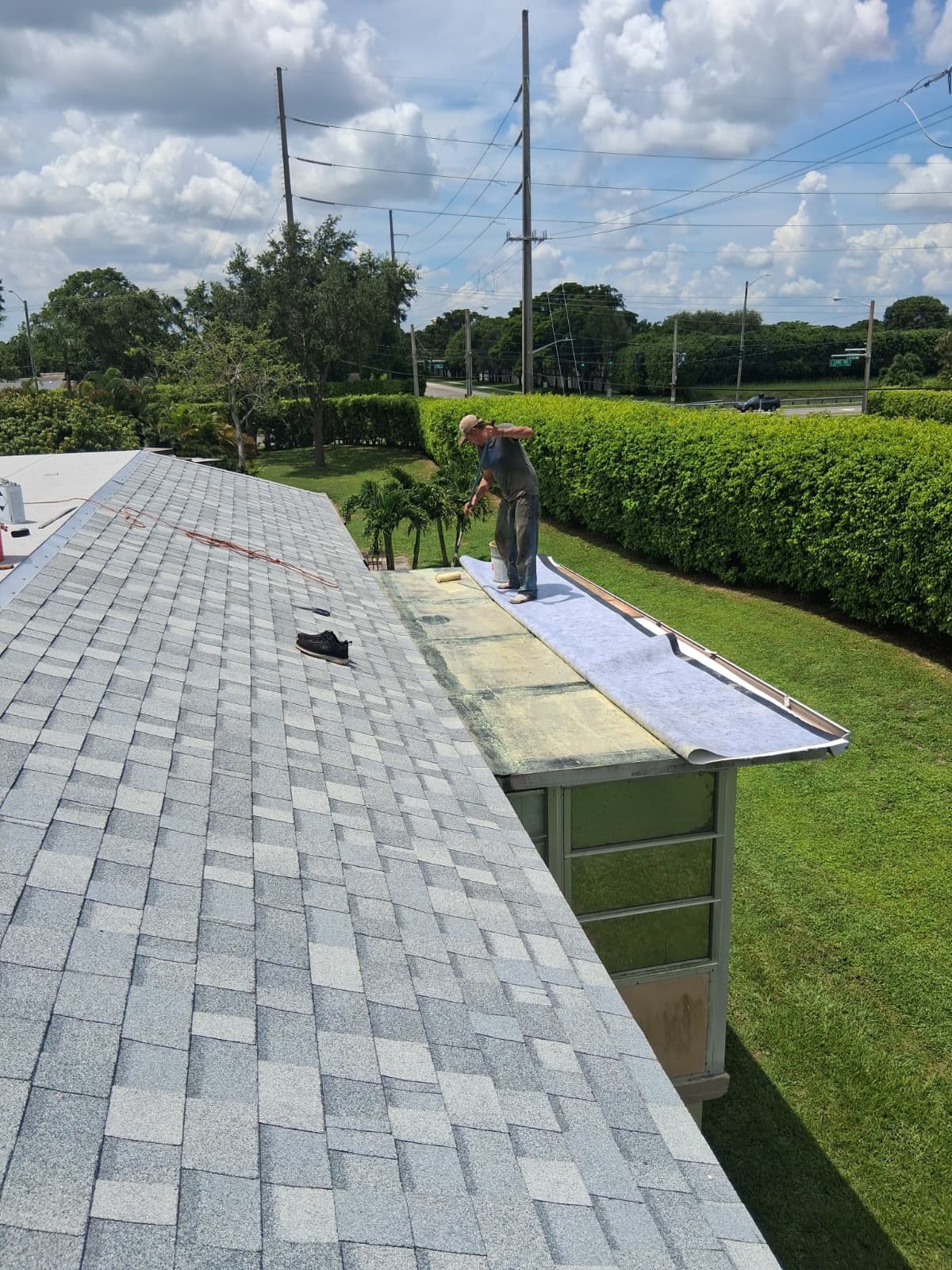 Residential Flat Roof Waterproofing & Drainage System