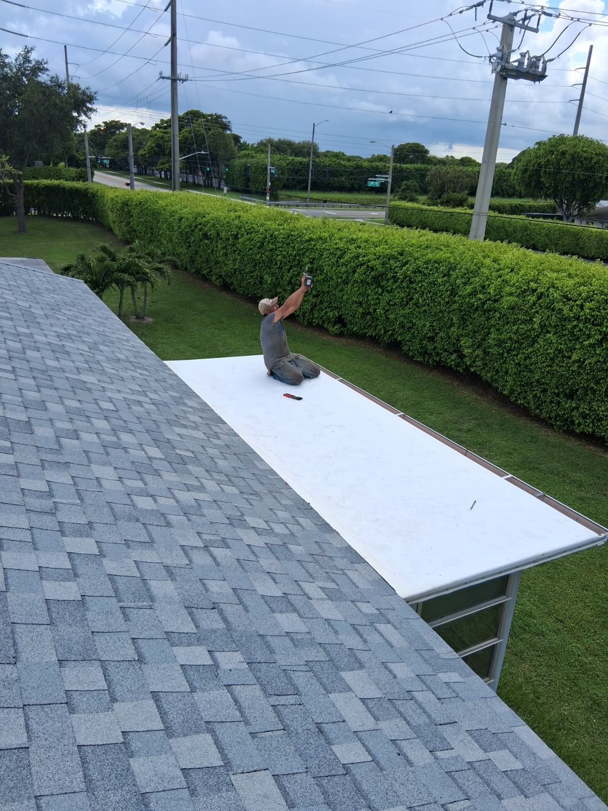 Low-Slope Flat Roof Transition & Scupper Integration