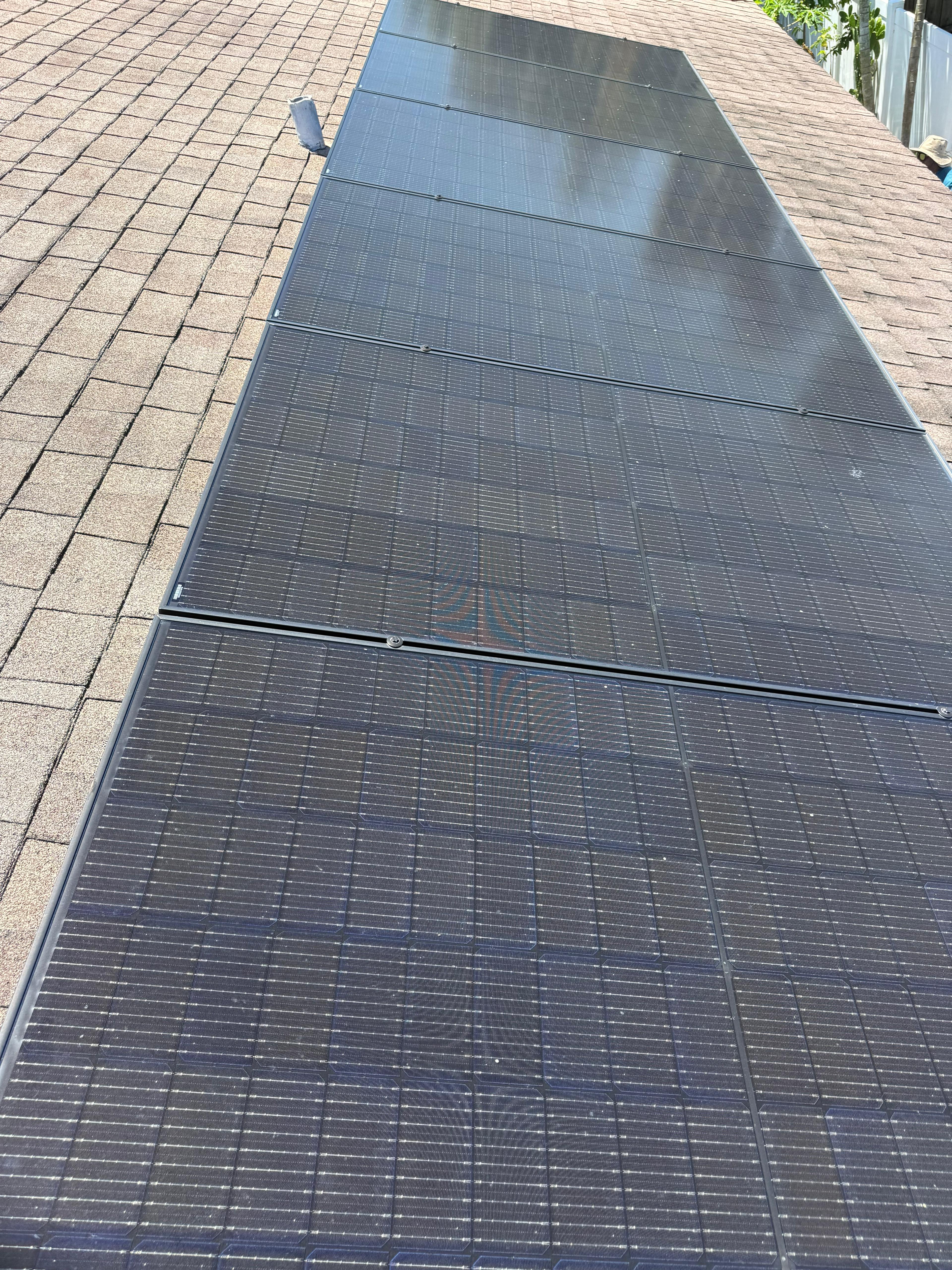 Solar Panel Array Integration on Architectural Shingle Roof