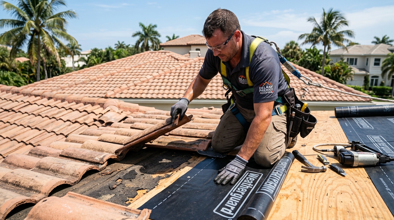 Tile Underlayment Leak Repair