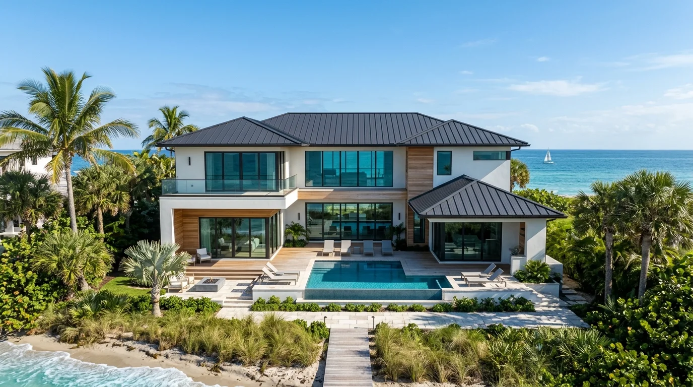 Standing Seam Metal Roofing in Delray Beach