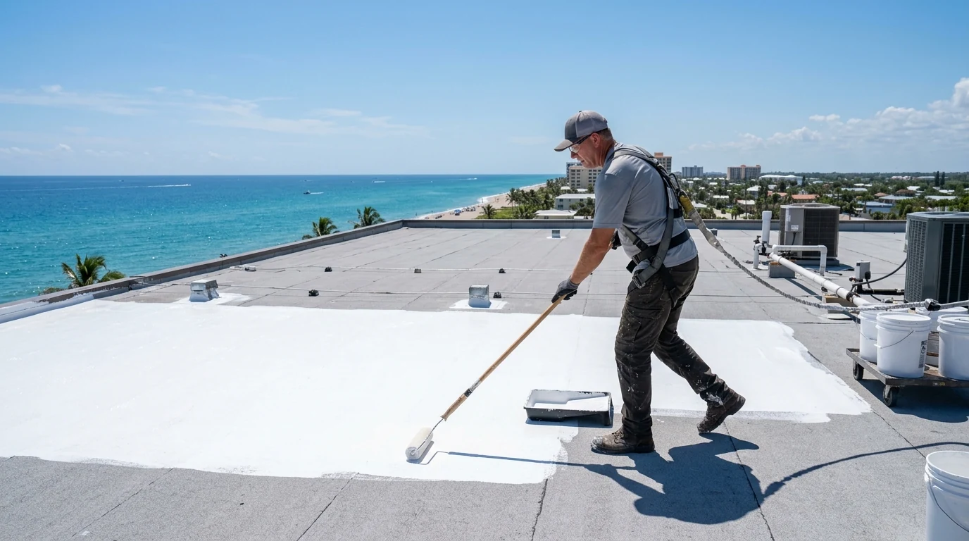 100% HIGH-SOLIDS SILICONE RESTORATION | Smart Roofing