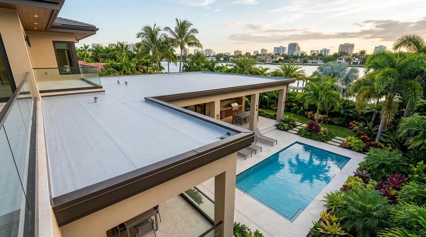 Flat Roof Service Fort Lauderdale FL | Residential & Lanai Flat Roofs | Smart Roofing