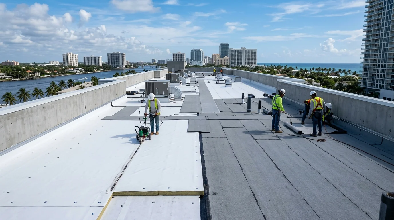 TPO & Modified Roofing Fort Lauderdale FL | Commercial Single-Ply | Smart Roofing