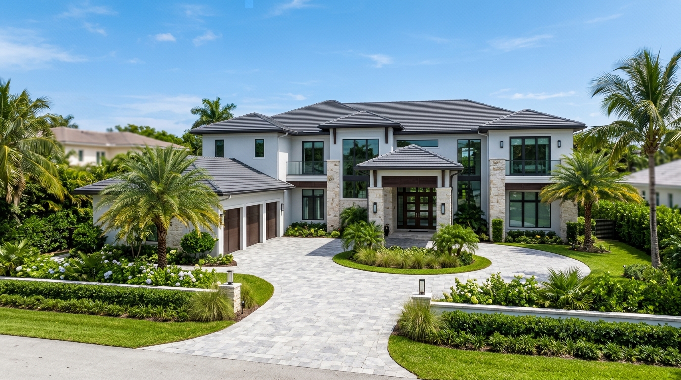 Transitional Luxury Estate Roof