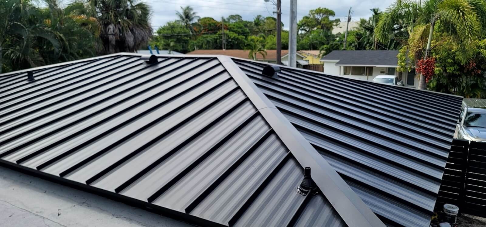 Brown Metal Roof Plantation in Plantation FL by Smart Roofing Company