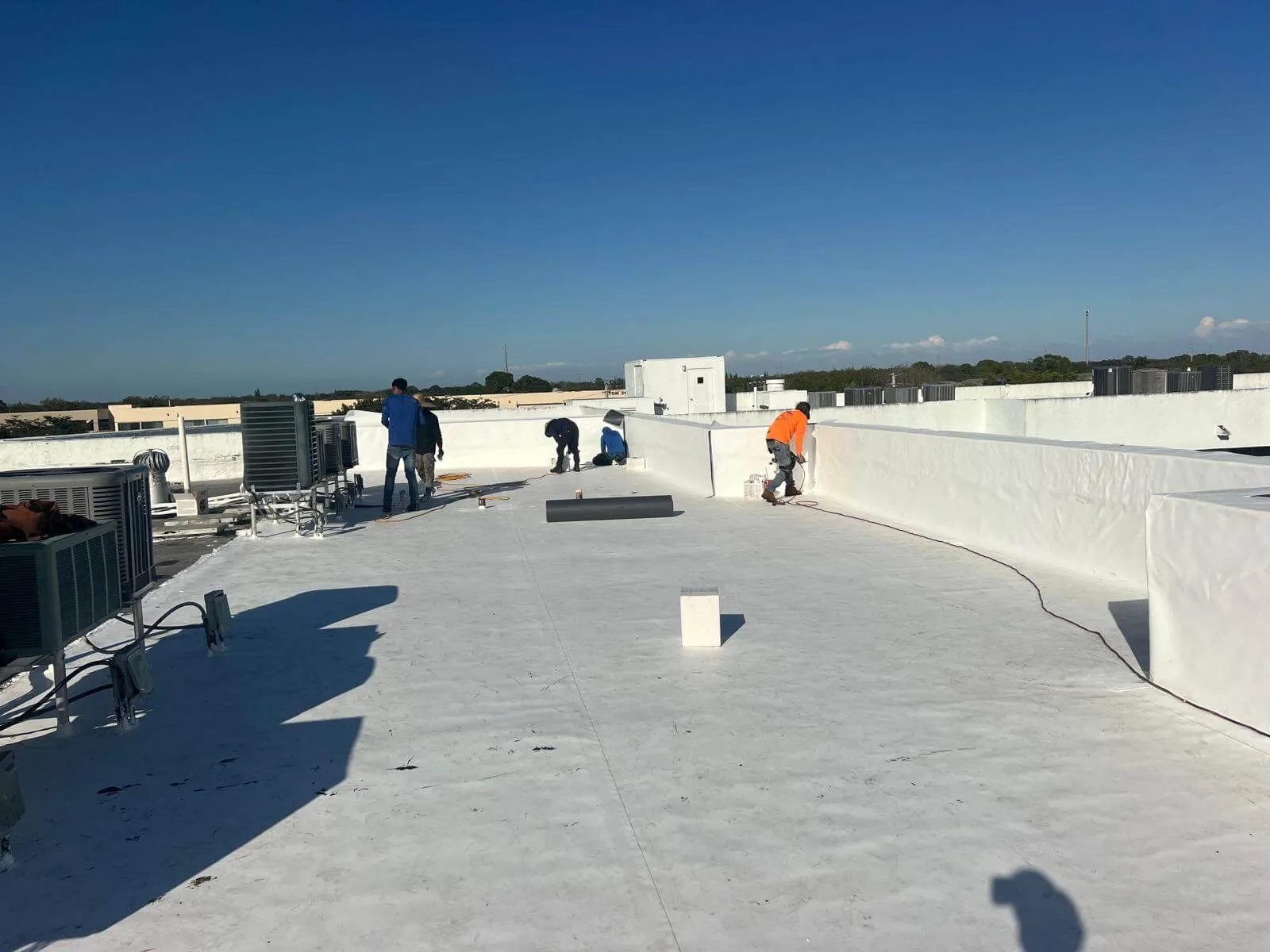 Commercial roofing project in Delray Beach FL