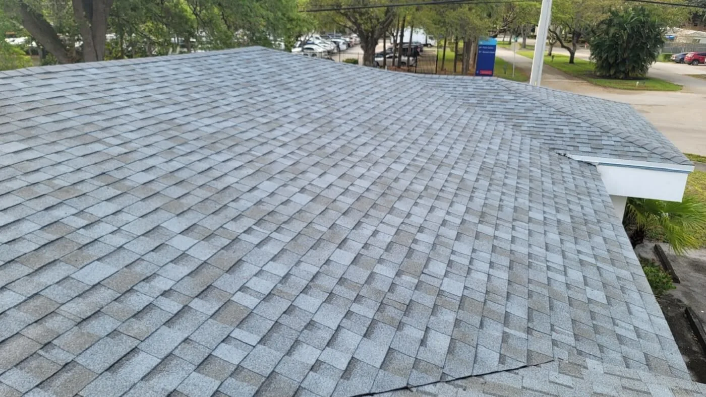 Shingle roof replacement project in Plantation Florida